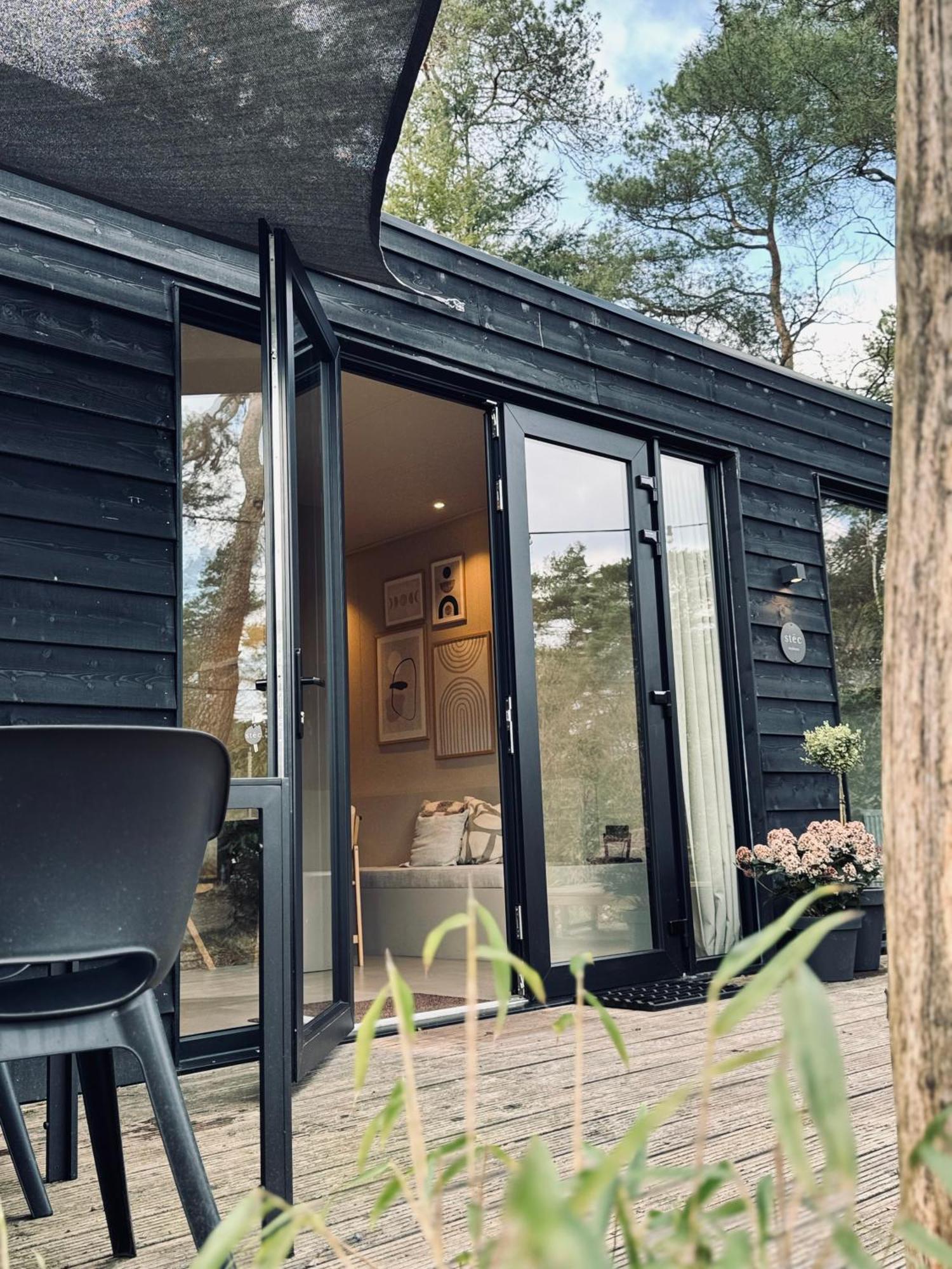 Luxe Tiny House Stec Midden Op De Veluwe In Nunspeet Villa Екстериор снимка