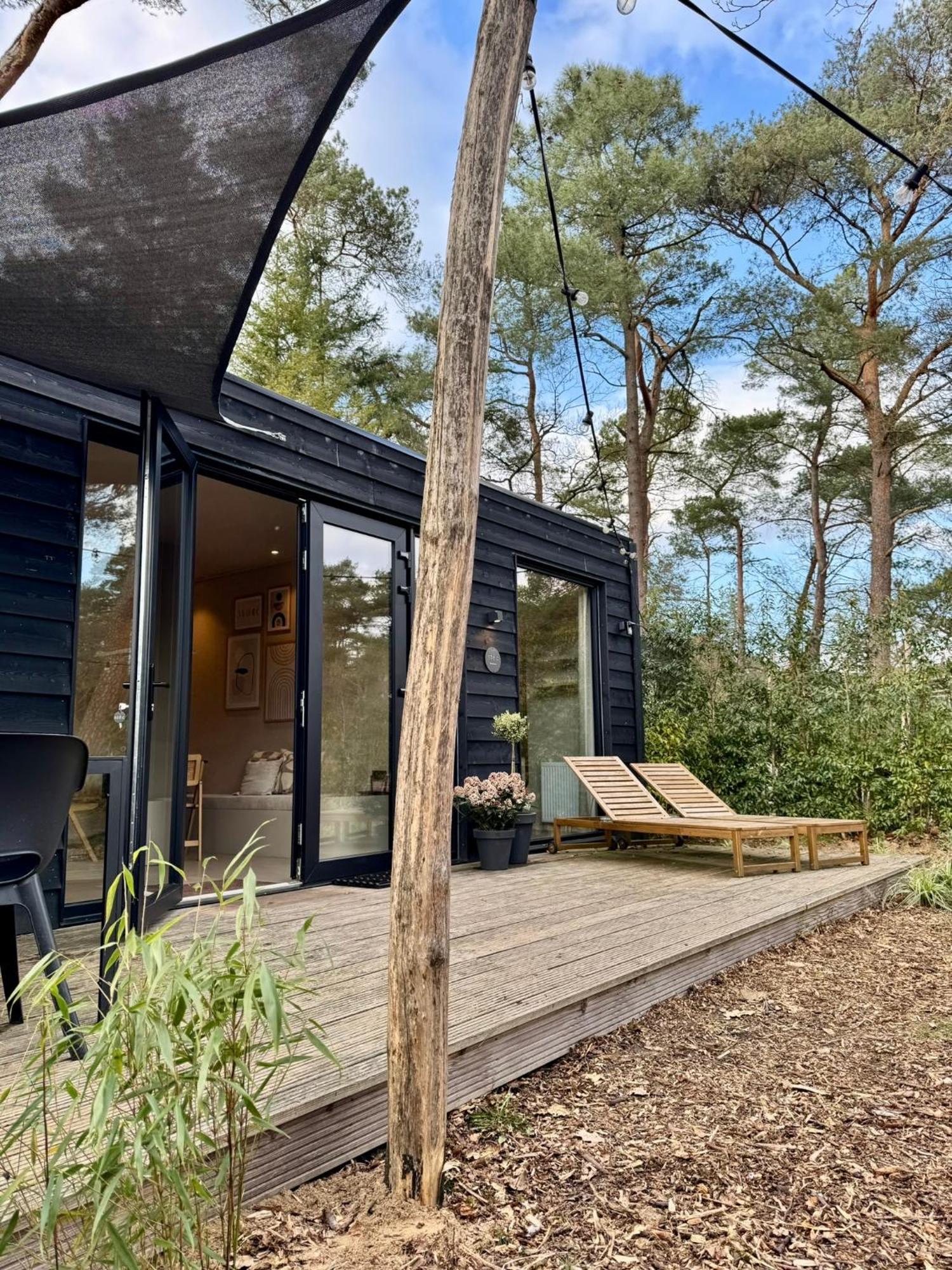 Luxe Tiny House Stec Midden Op De Veluwe In Nunspeet Villa Екстериор снимка